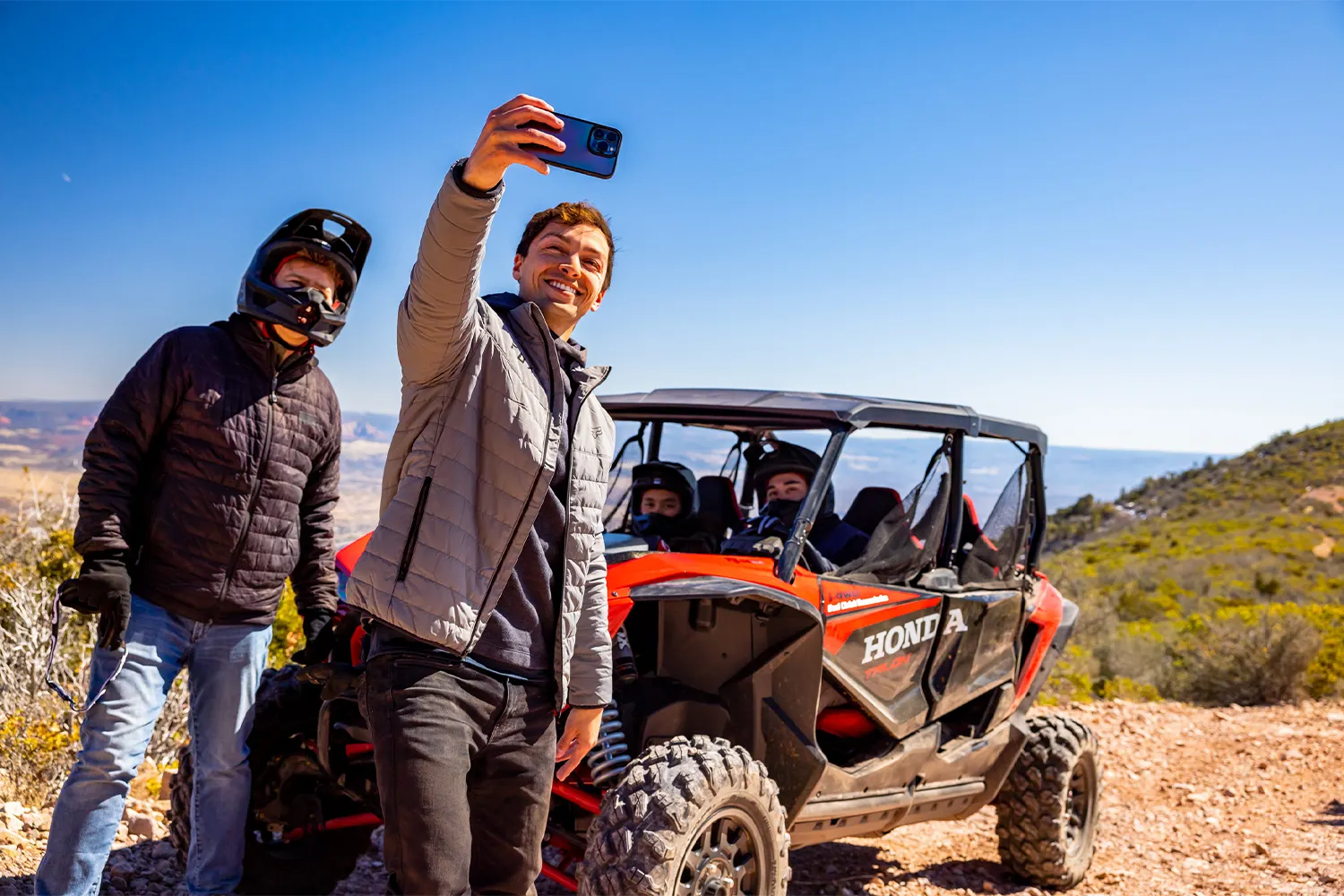 Honda Talon 1000X-4 on a desert trail